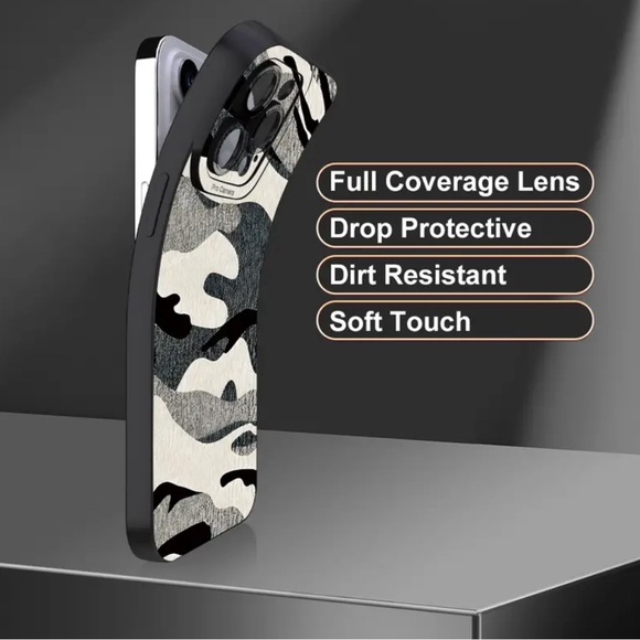 New iPhone 16 Pro protective case cool trendy design hot camo army navy bro 🔥 - Picture 5 of 5